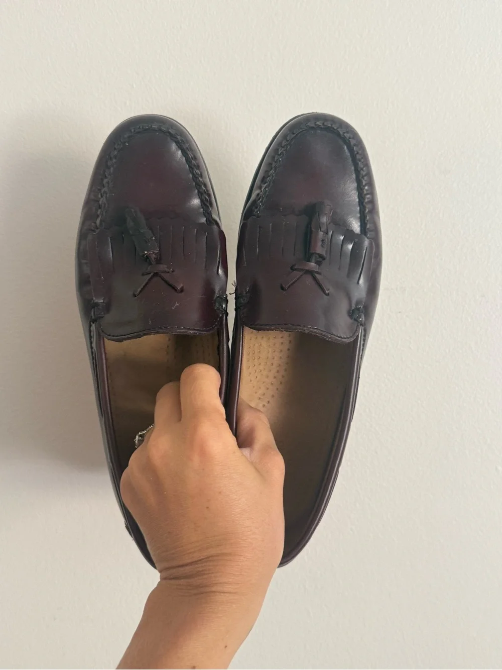 G.H. Bass & Co. polished leather